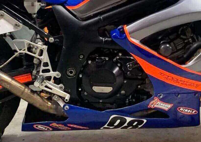 WoodCraft Right Side Engine Cover (Clutch) '99-'02 Suzuki SV650/S