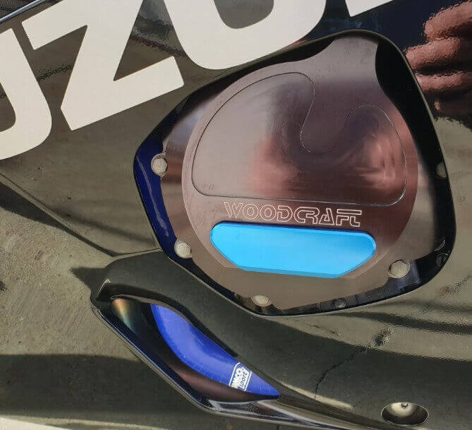 WoodCraft Left Side Engine Cover (Stator) '05-'08 Suzuki GSXR 1000