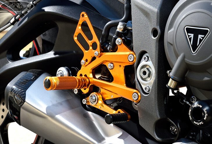 Sato Racing Rear Sets '20-'21 Triumph 765 Street Triple/RS with Quickshifter