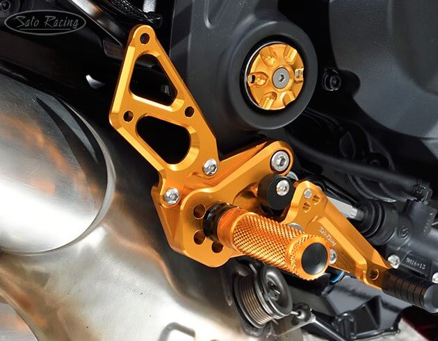 Sato Racing Adjustable Rearsets 2020+ Ducati Diavel 1260