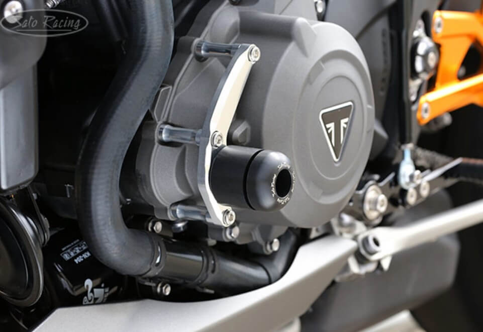 Sato Racing Engine Slider Triumph '13-'17 Daytona 675/R /'17-'20 Street Triple/RS