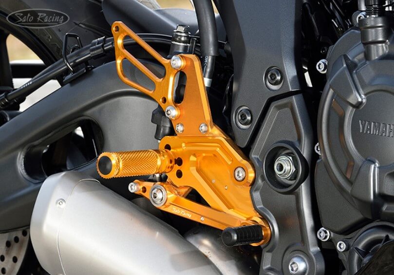 Sato Racing Adjustable Rear Sets '22 Yamaha R7 (OEM Quickshifter ...
