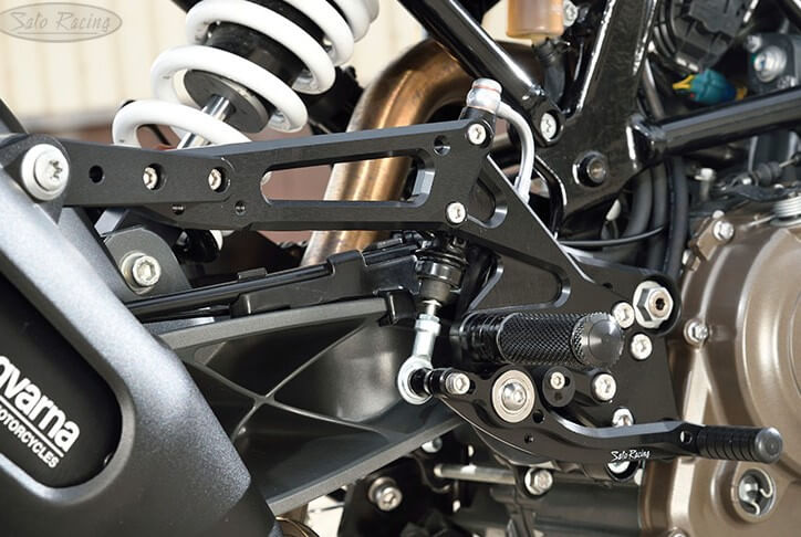 Sato Racing "Standard Version" Adjustable rearsets 2018+ Husqvarna Vitplen/Svartpilen 401