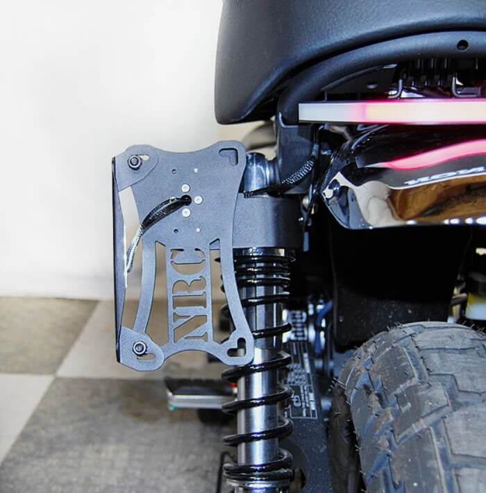 New Rage Cycles Side Mount License Plate '19-'22 Honda Monkey