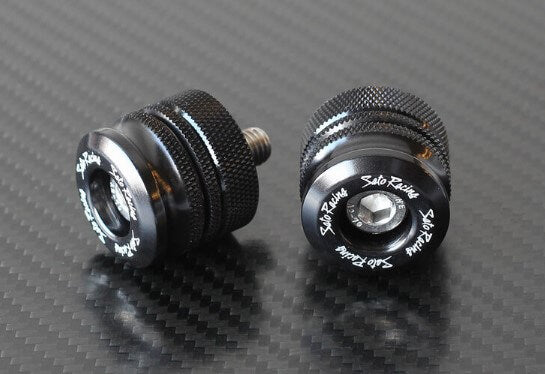 Sato Racing Short-Style Barends with Adapter Collars for Kawasaki & BMW | Size M8