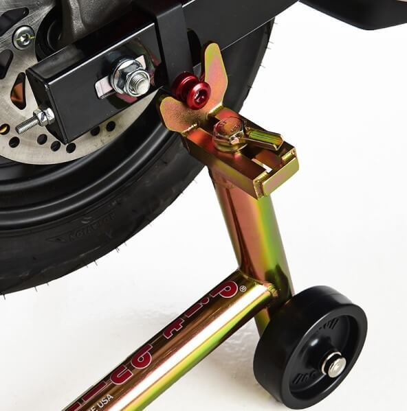 PIT BULL FULLY ADJUSTABLE REAR STAND - SPOOLED - F0082A-000 – Strath Moto