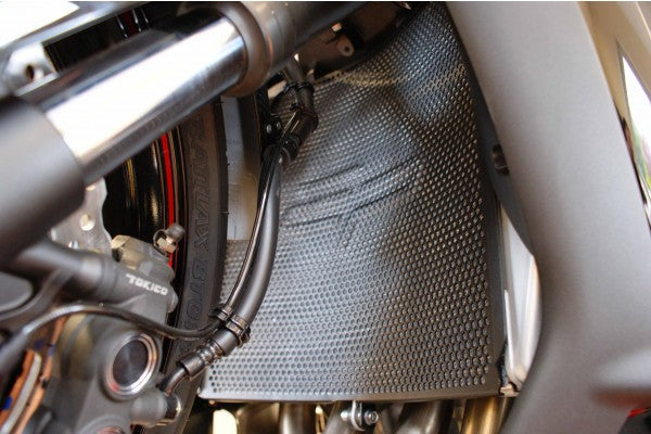 Evotech Performance Radiator Guard For '09-'17 Aprilia RSV4/Factory/RR/RF '11-'17 Tuono V4/RR