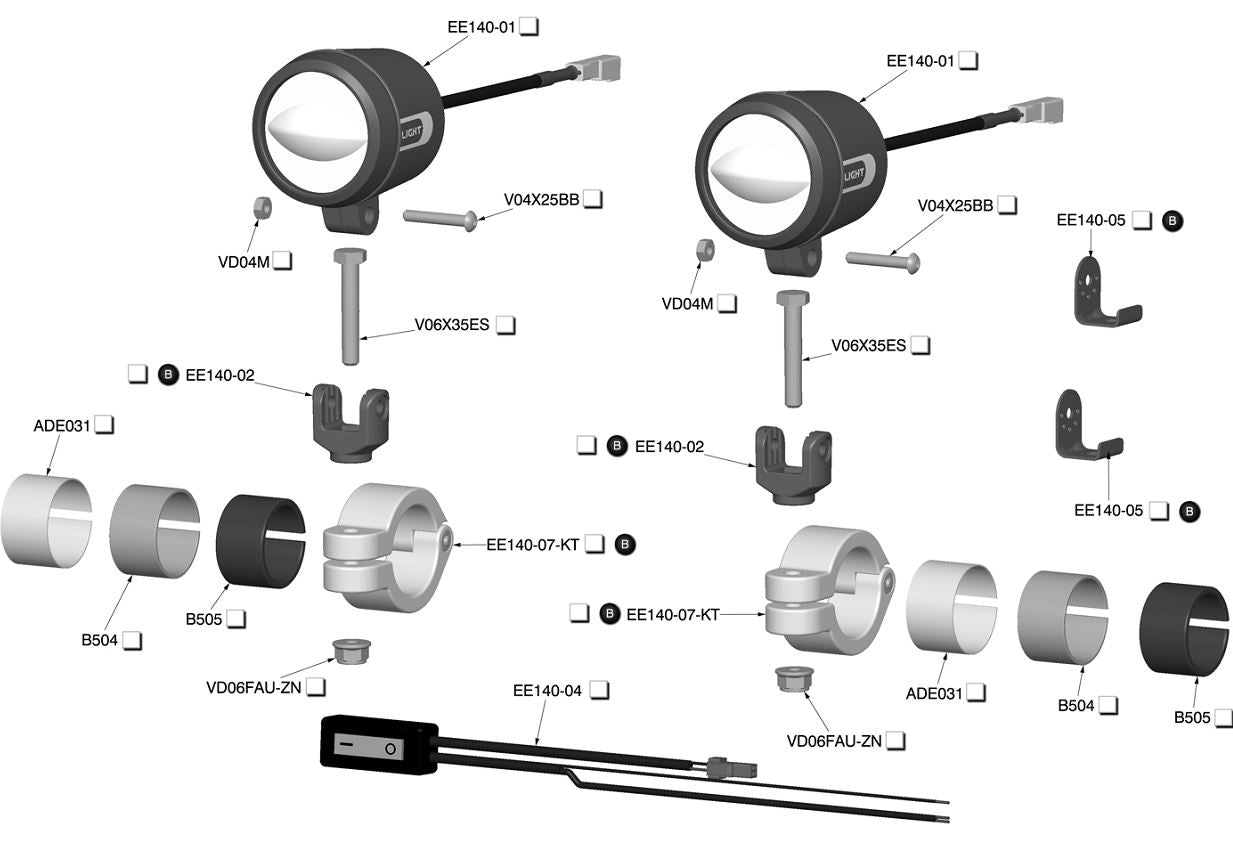 Rizoma Universal LED Auxiliary Fog Lights