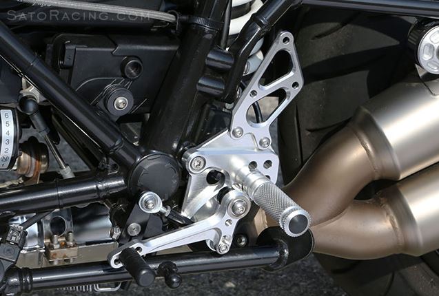 Sato Racing Adjustable Rearsets for 2014-2015 BMW R Nine T