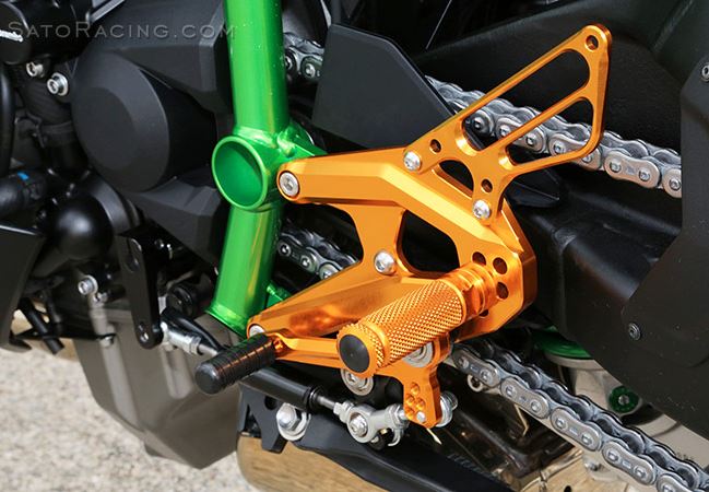 Sato Racing Adjustable Rearsets '15 and up Kawasaki H2
