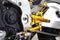 Sato Racing Adjustable Rearsets '09-'11 Aprilia RSV4 - Gold