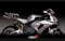 LuiMoto Tribal Flight CF Seat Covers 2004-2007 Honda CBR1000RR - CF Silver/CF Black/Black RR logo