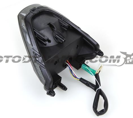 Motodynamic Sequentail LED Tail Light for '11-13 Honda CBR250R, 2015 CBR300R