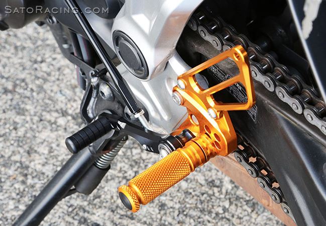 Sato Racing Adjustable Rearsets for 2014-2017 Yamaha MT-07 / FZ-07
