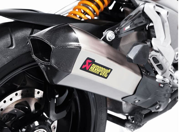 Akrapovic Slip-On Line (Titanium) EC Type Approval Exhaust System 2015-2017 Ducati Multistrada 1200/S | S-D12SO7-HHX2T