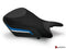 LuiMoto Technik Edition Seat Covers '12-'14 BMW S1000RR - CF Black/Black/Blue
