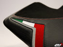 LuiMoto Team Italia Suede Leather Front Seat 09-2015 Aprilia RSV4