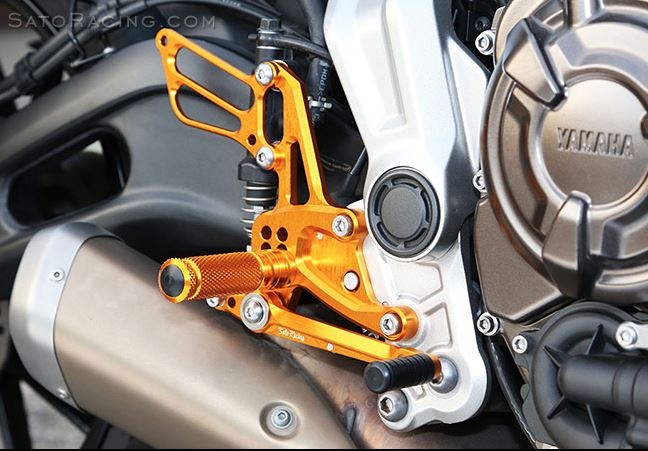 Sato Racing Rearsets 14-24 Yamaha MT-07/FZ-07 | Standard or Reverse Shift
