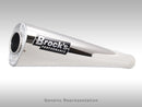 Brocks Performance 20" Alien Head 2 Polished Full Exhaust System 2012+ Kawasaki ZX-14