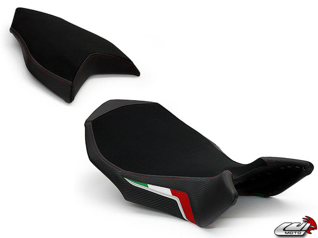 LuiMoto Team Italia Suede Seat Cover 10-11 MV Agusta Brutale 990R, 10-11 Brutale 1090R