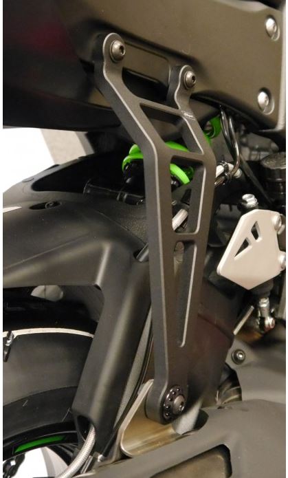 Evotech Performance Exhaust Hanger + Blanking Plate Kit 11+ Kawasaki ZX10R/R/SE/Performance