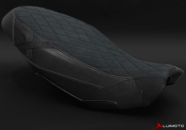 Luimoto Military X Seat Covers 2015+ Ducati Scrambler - Black/Black