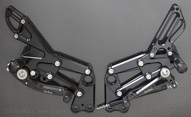 Sato Racing Adjustable Rearsets for 2014-2015 KTM RC 125/390