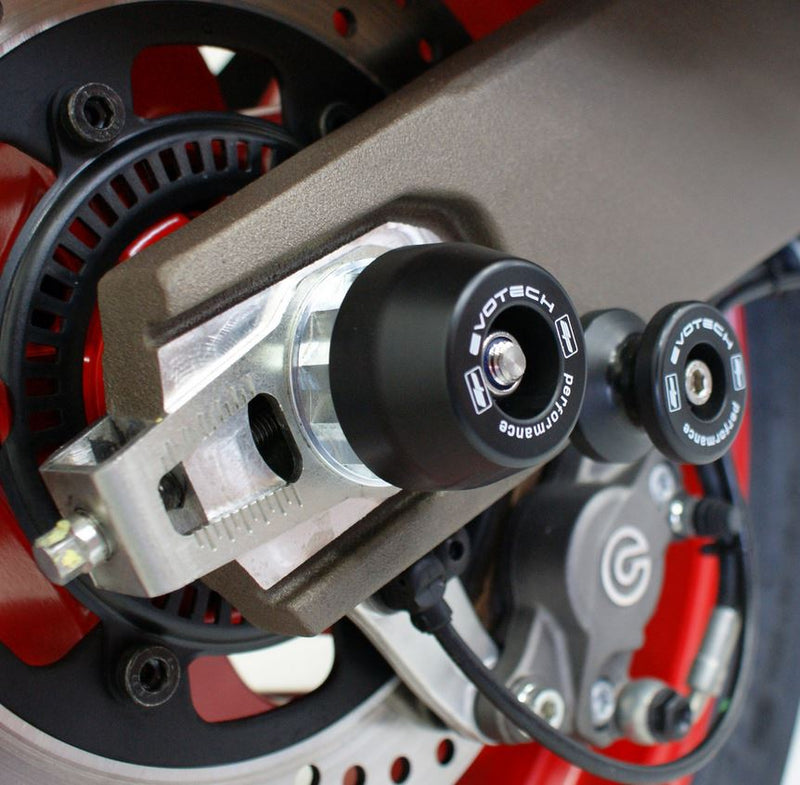 Evotech Performance Rear Axle Sliders / Spindle Bobbins Kit 2014-2018 Ducati Monster 821