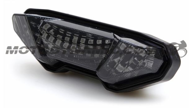 Motodynamic Sequential Integrated LED Tail Light for 2013-2015 Yamaha MT-09 / FZ-09 / FJ-09 - Smoke