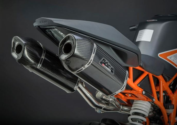 Yoshimura Race RS-9 SS-Carbon Slip-Ons Exhaust '14-'16 KTM RC390 