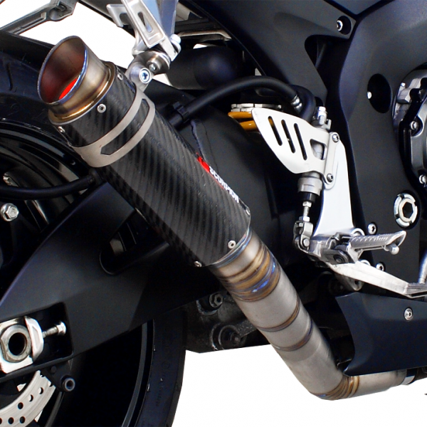 Scorpion RP-1 GP Slip-on Exhaust System 06-07 Suzuki GSX-R 600/750 - Carbon