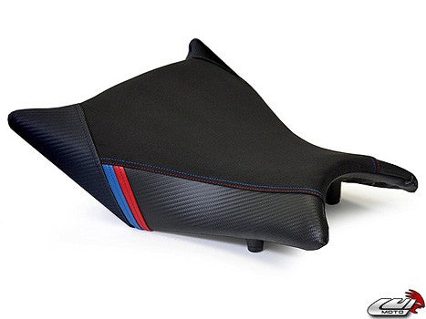 LuiMoto Motorsports Edition Seat Cover '09-'11 BMW S1000RR - Black Suede