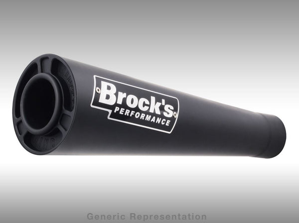 Brocks Performance 14" ShortMeg Slip-on Exhaust System '11-'15 Kawasaki ZX-10R