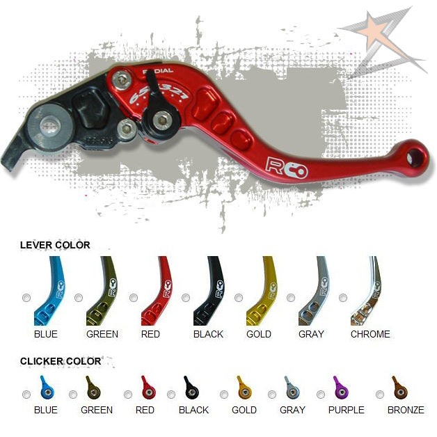 CRG Roll-A-Click Spectrum Brake & Clutch Levers ( Set of 2 )