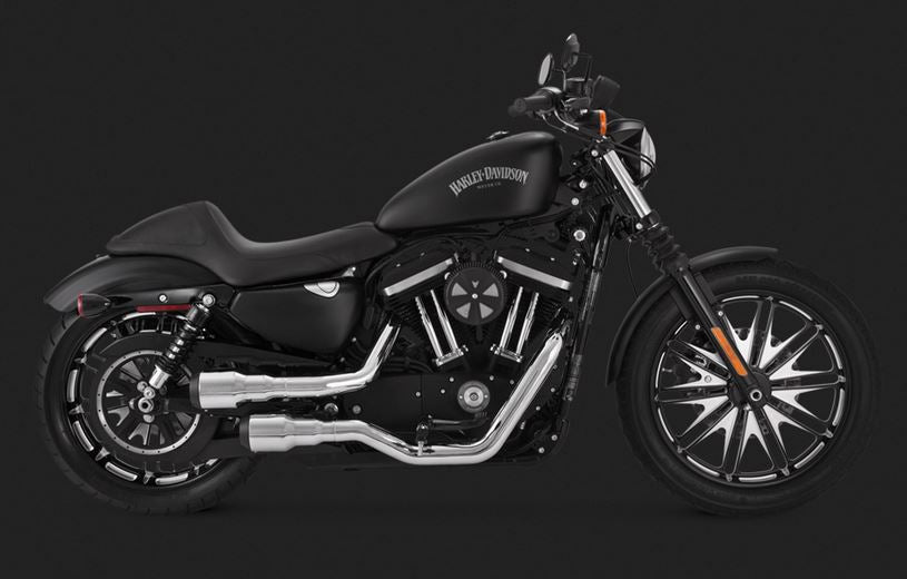 Vance & Hines Hi-Output Grenades 2-into-2 Chrome Full Exhaust