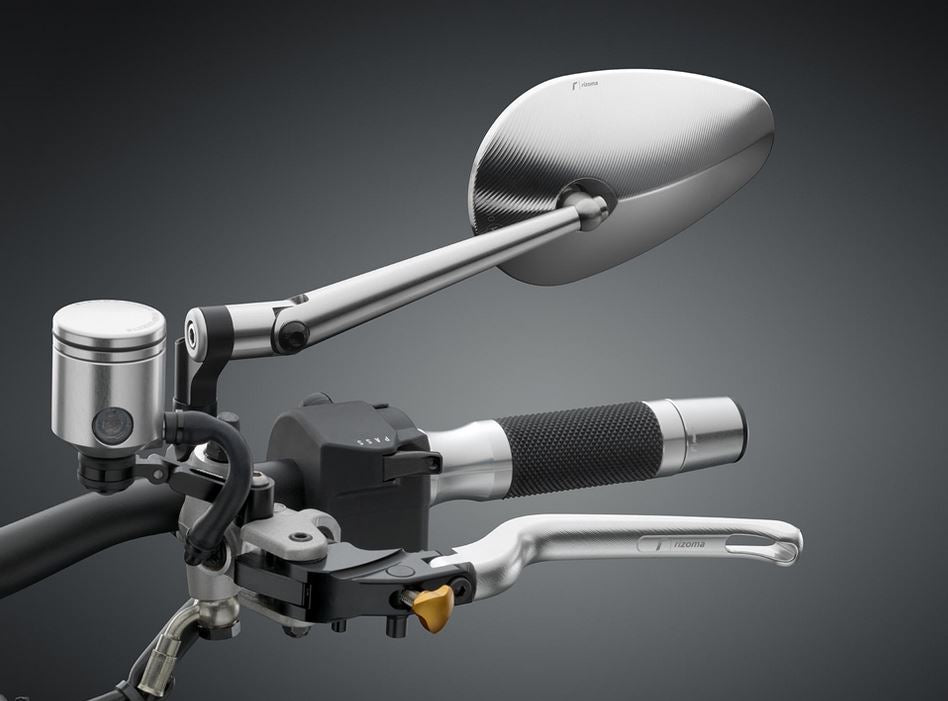 Rizoma Radial RS Mirror Silver (Each) | BS132A