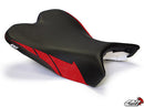 LuiMoto Team Yamaha Seat Cover 2009-2014 Yamaha YZF R1 - CF Black/SP Red