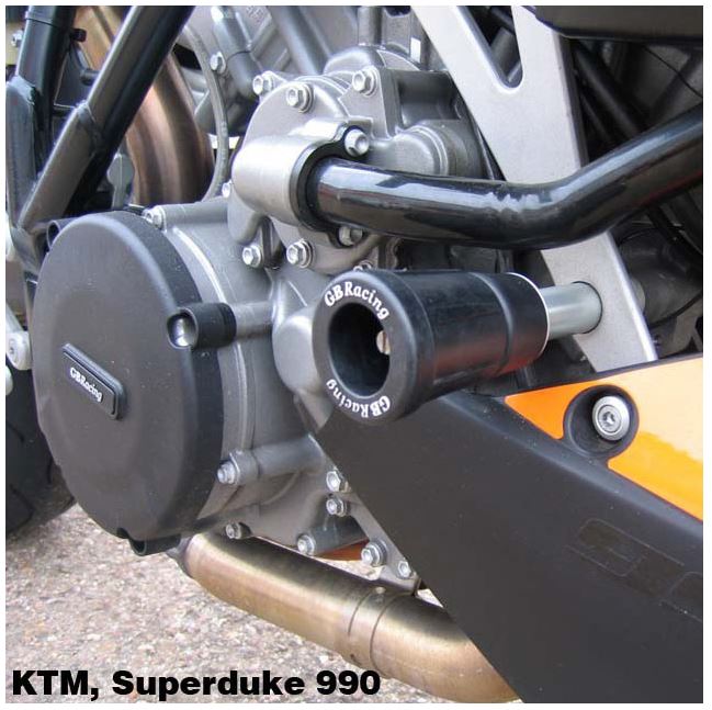 GB Racing Lower Frame Sliders for '05-'14 KTM 990 Superduke/R