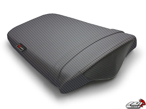 LuiMoto Team Triumph Seat Cover 2006-2012 Triumph Daytona 675/R - CF Black/CF Gunmetal