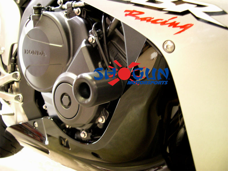 Shogun No-Cut Frame Slider Kit Black for 2007-2008 Honda CBR600RR
