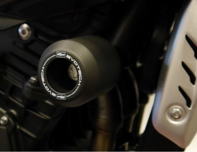 Evotech Performance Frame Crash Bobbins / Sliders Kit '16-'20 Triumph Speed Triple/RS
