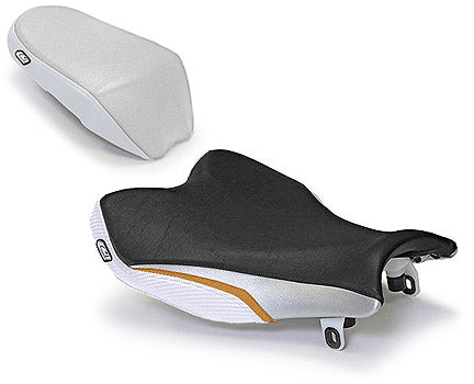 LuiMoto Team Suzuki Seat Cover 2009-2014 Suzuki GSXR 1000 - Black/Silver