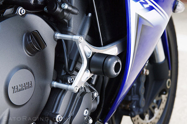 Sato Racing No-Cut Frame Sliders 2009-2014 Yamaha YZF R1