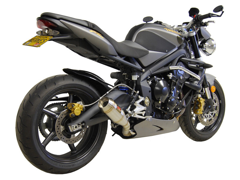 Competition Werkes GP Stainless Steel Slip-on Exhaust 2007-2012 Triumph Street Triple 675/R