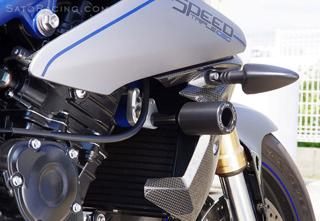 Sato Racing Frame Sliders for 2011-2013 Triumph Speed Triple / R 1050