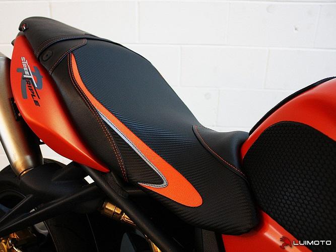 LuiMoto Sport Rider Seat Cover '07-'12 Triumph Street Triple 675