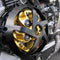 SpeedyMoto Ducati Dry Clutch Five Spoke Engine Cover - Black