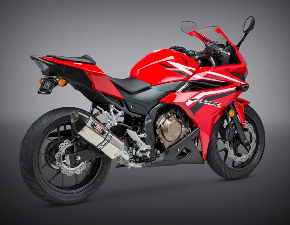 Yoshimura Signature R-77 SS/SS/CF Slip-On Exhaust '16-'18 Honda CBR500R
