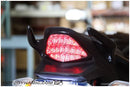 Motodynamic Sequentail LED Tail Light for '11-13 Honda CBR250R, 2015 CBR300R - Clear
