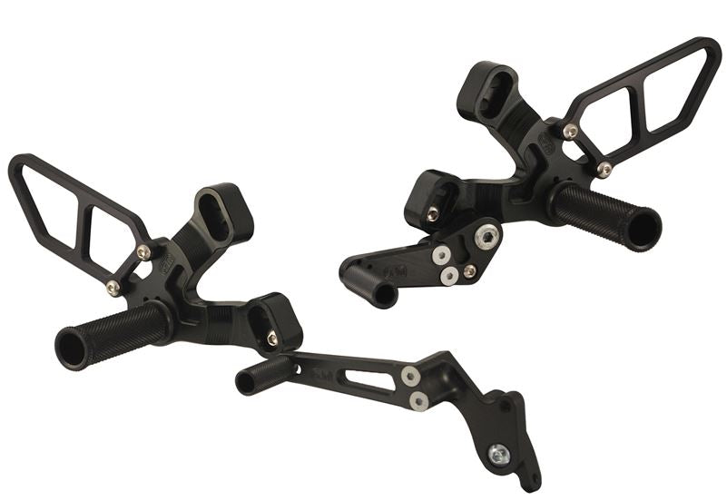 Woodcraft EVO Complete Rearset Kit for Ducati 848/1098/1198